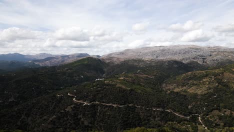 Mágico-Paisaje-Montañoso-De-Estepona,-España