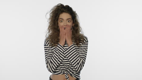 Shock-woman-touching-face-in-studio.-Portrait-of-surprised-woman.-Shocked-girl