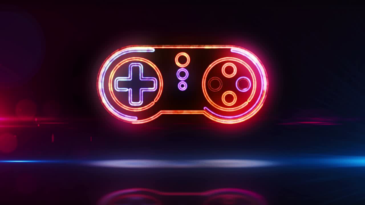 simbolo di gioco esport abstract loopable animation