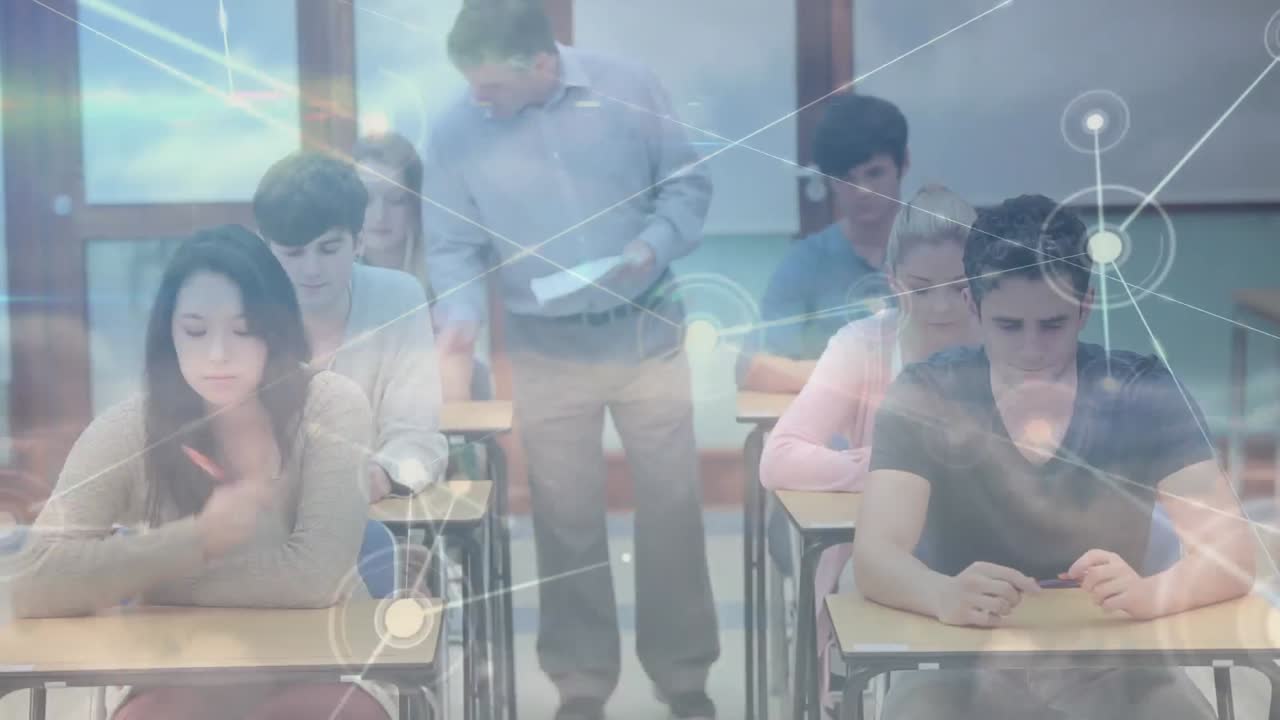 대학에 있는 교사와 학생들 사이의 연결 네트워크의 활성화