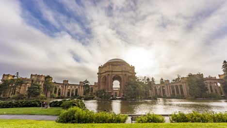 time lapse: the palace of fine arts angle 4