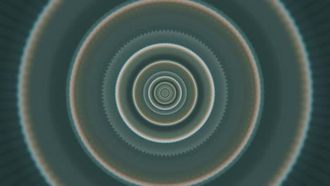abstract background with expanding hypnotic circles. animation. concept of hypnosis and mind control, endlessly flowing colorful rings
