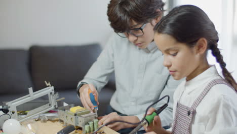 Dos-Escolares-Haciendo-Proyectos-Escolares-Juntos