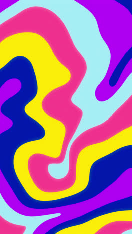 motion graphic of hand drawn psychedelic colorful background