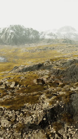 aerial view of a mountain range