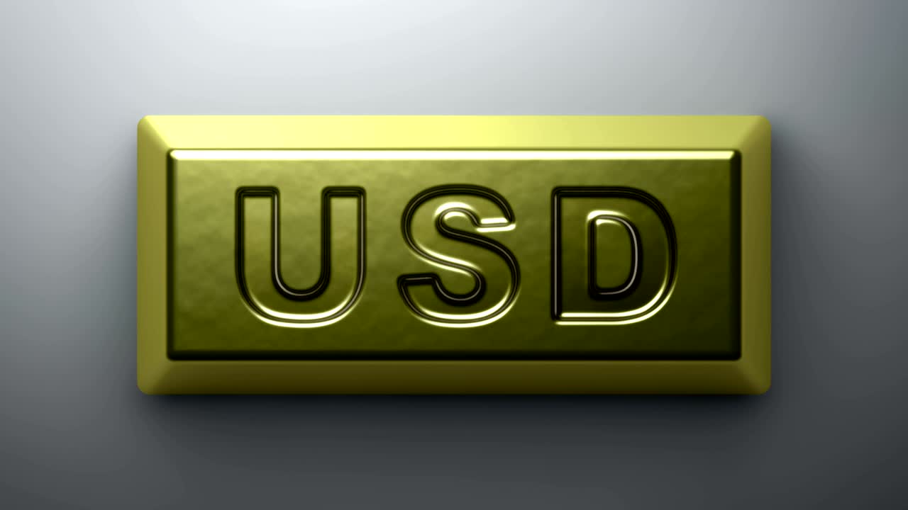 dólares. imágenes en bucle con resolución de 4k.