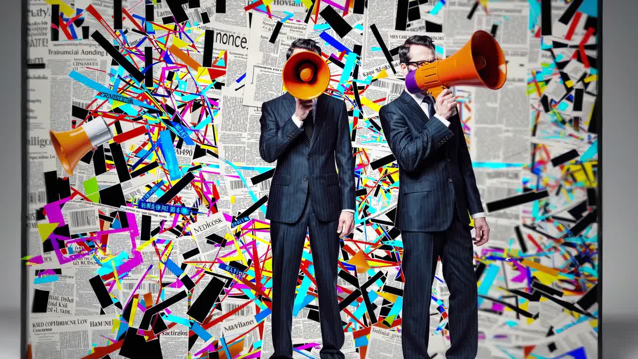 뉴스 나 아이디어 를 발표 하는 사업가 들