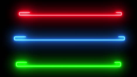 abstract creative neon lines, bars loop animation.