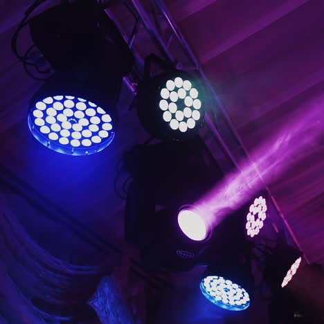 vibrant stage lighting and event ambiance