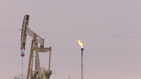 an oil well pumping in pecos texas an january of 2024