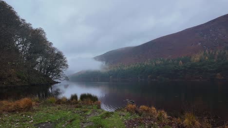 paisajes de invierno irlandés timelapse montañas glendalough wicklow paisajes épicos de la tierra de los lagos