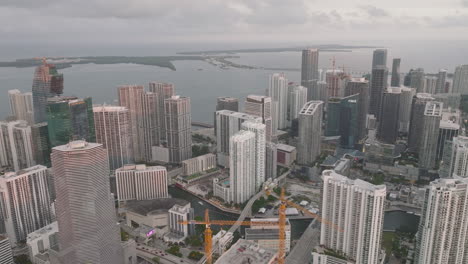 skyscrapers view in florida, usa