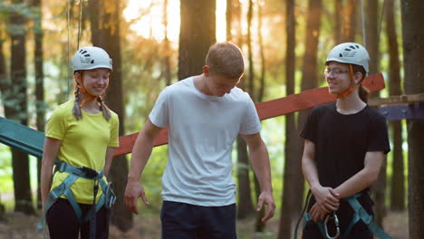 People-at-adventure-camp