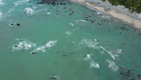 cliffs and rocks with water