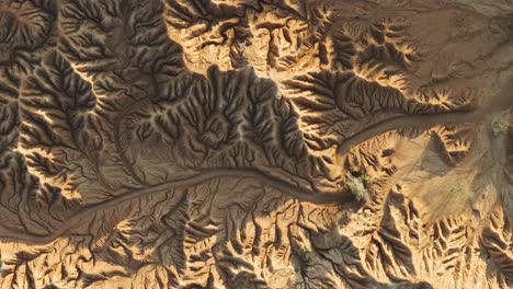 desierto impresionante, el paisaje erosionado de tatacoa, colombia, aérea