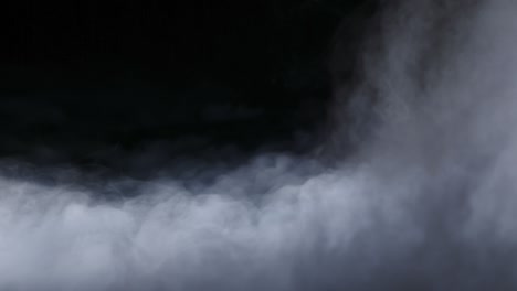 hielo seco realista nubes de humo niebla