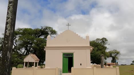 Capilla-&quot;Nossa-Senhora-Das-Pedras&quot;,-Lugar-Turístico-Religioso,-Municipio-De-Palmeira,-PR,-Brasil