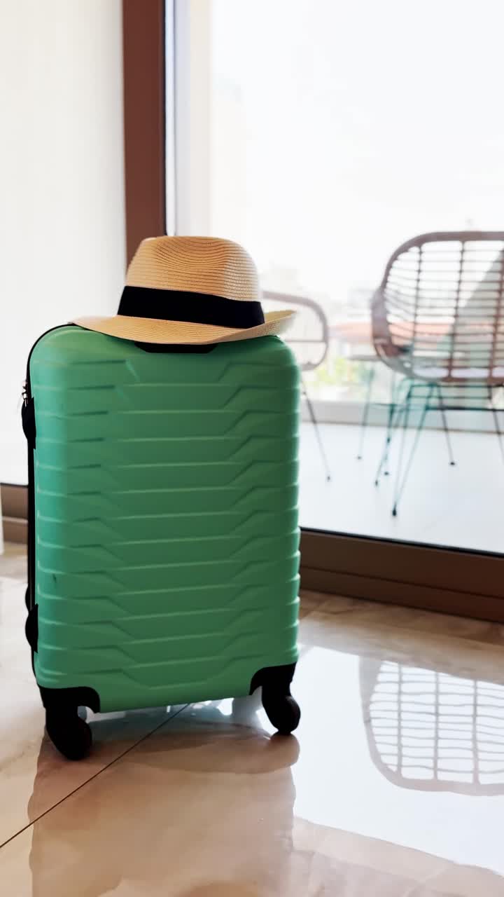 Holiday Luggage and Hat