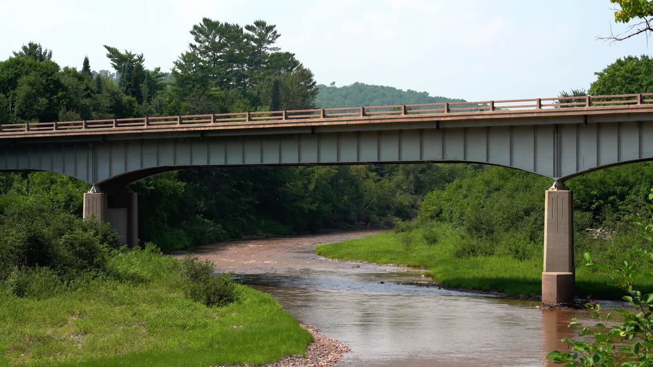 Rural Highway Bridge over River