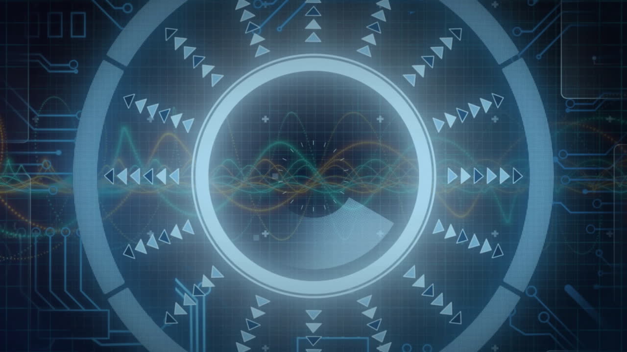 범위와 dna 스트랜드에 대한 연결 네트워크의 애니메이션