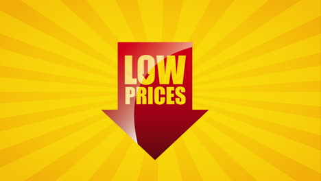 low prices sale banner