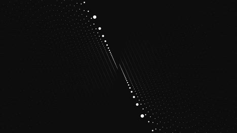 fondo abstracto en blanco y negro con puntos y círculos