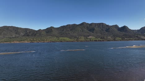 Drone-video-of-mountains-by-a-like-in-Colombia