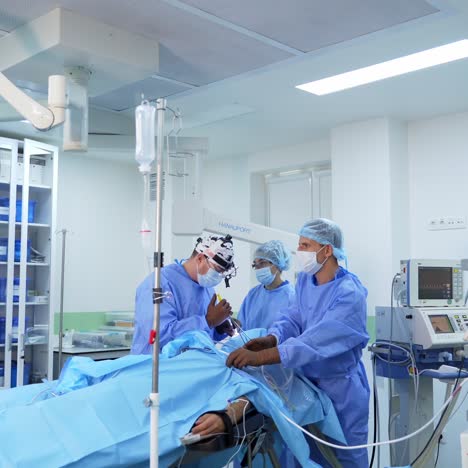 surgeons during medical operation