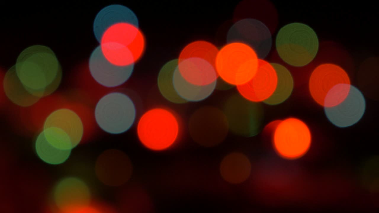 Defocused Christmas sparkle decoration