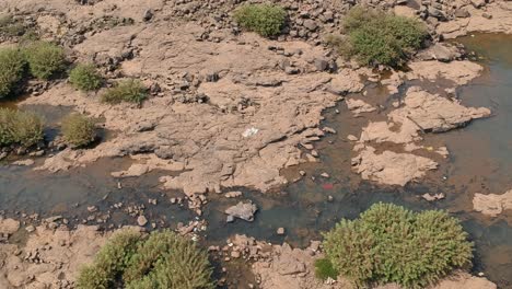 flying over river | water resource | water stream | drinking water | river in jungle | rural india