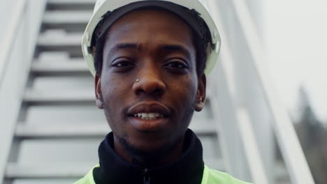 portrait of a construction worker