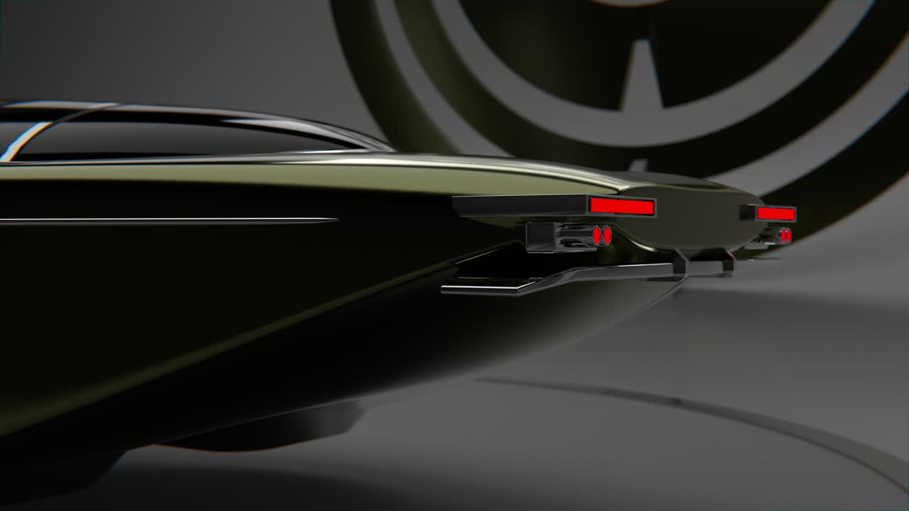 Car Tail Light Close-up