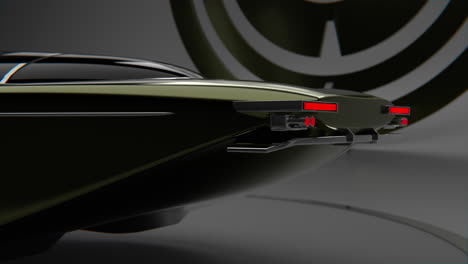 car tail light close-up