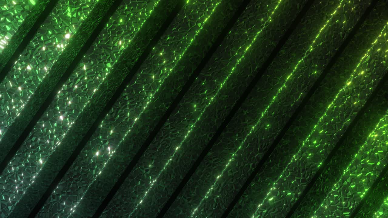 Abstract Geometric Pattern with Shiny Facets