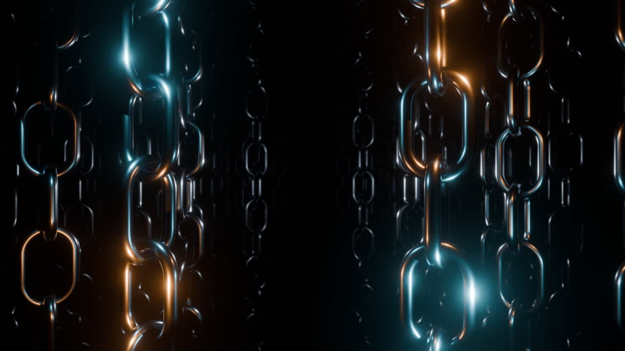 빛나는 금속 사슬