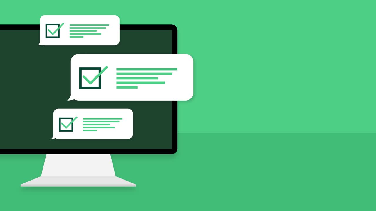 tiene teléfono de mano con signo seguro en la pantalla sobre fondo verde. gráficos de movimiento.