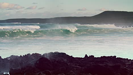 large waves roll into the coast of hawaii in slow motion 7