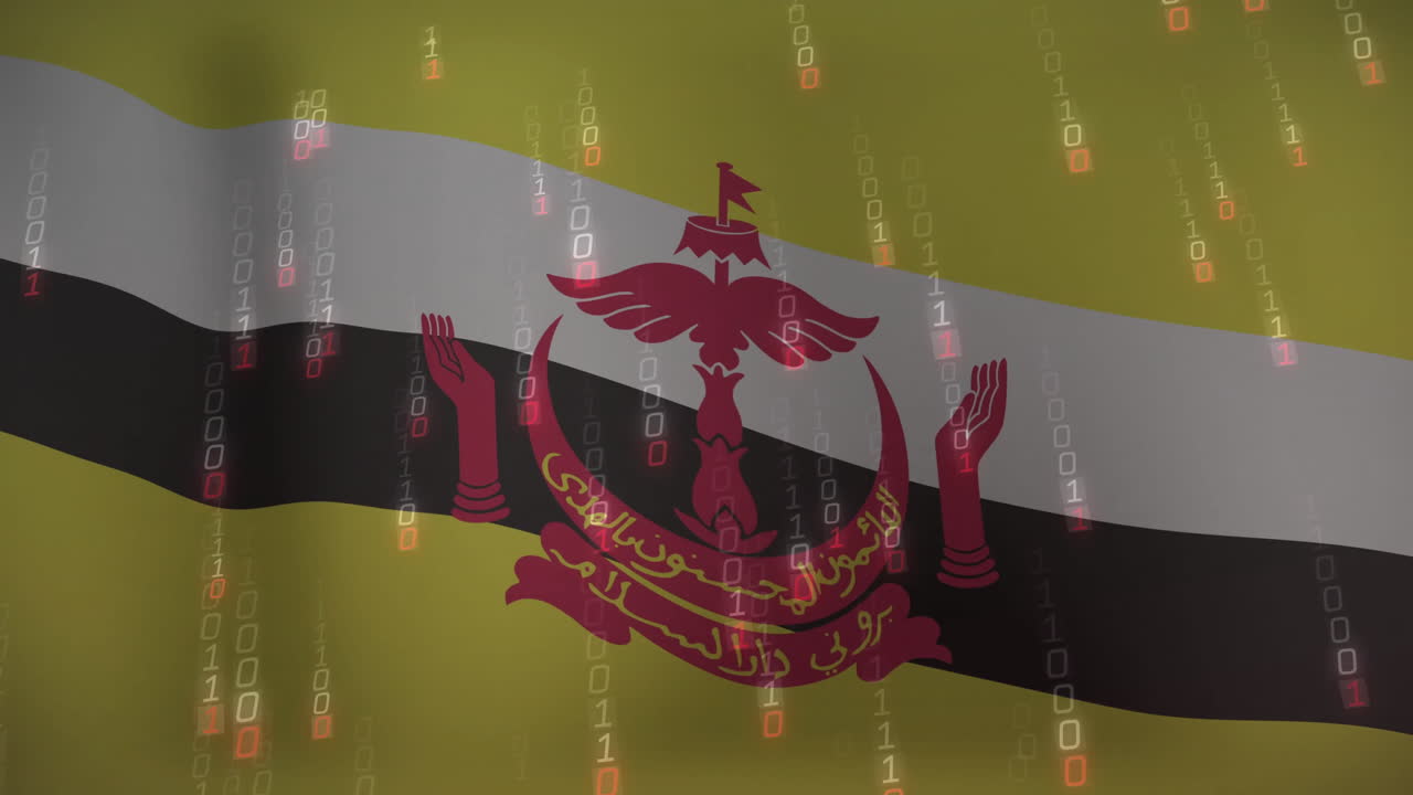 버네이의 발 위에서 데이터 처리의 애니메이션