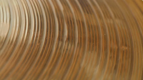 close-up of a cymbal's surface