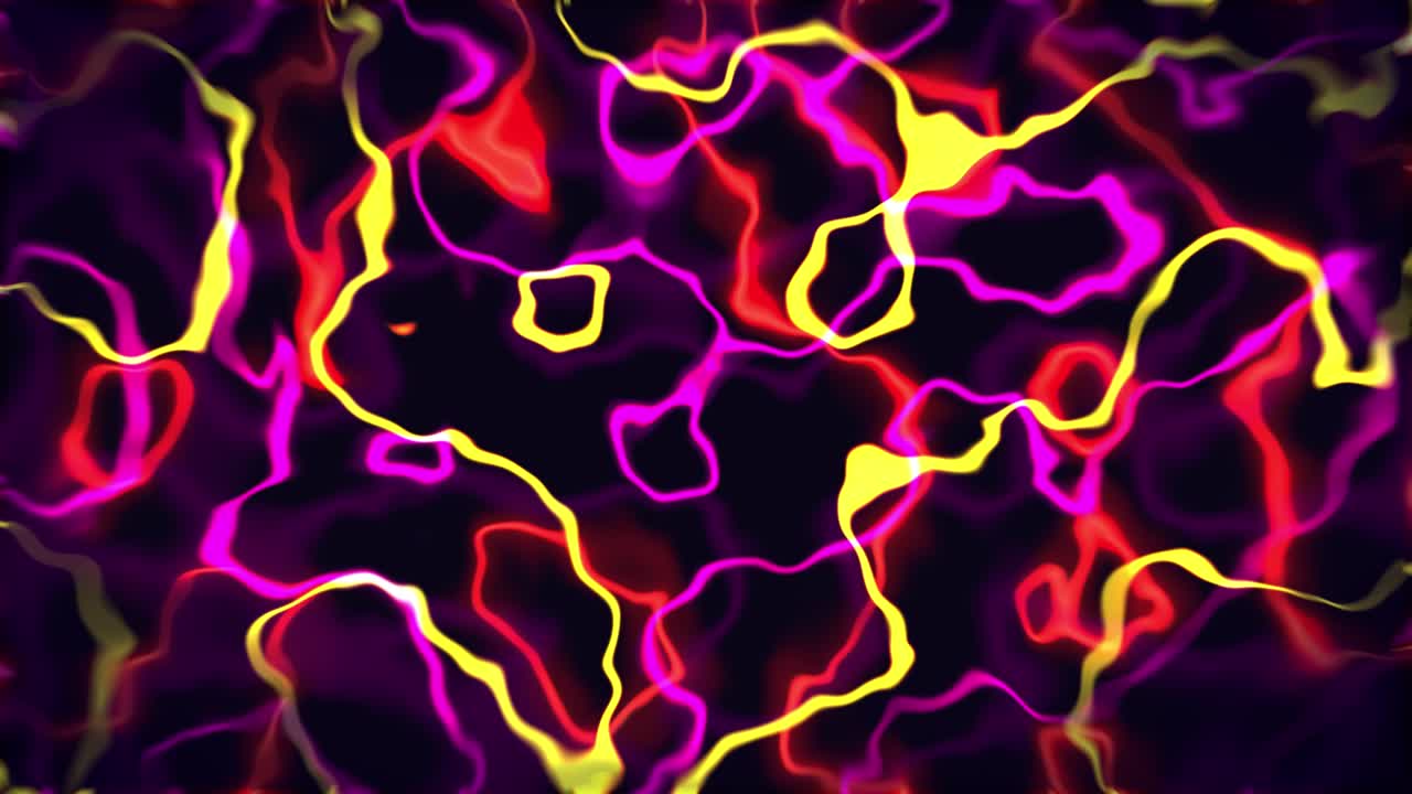 animación de línea completa de color abstracto de 4k - bucle