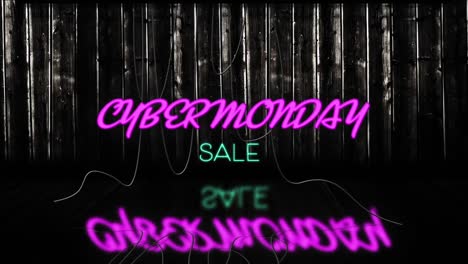 Rosa-Neon-Cyber-Monday-Verkaufstext