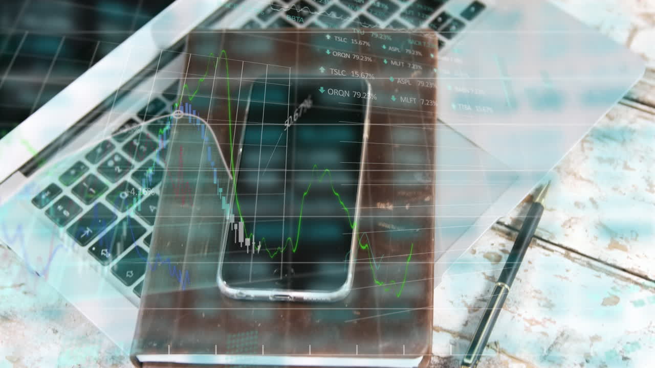 Animation of data processing over electronic devices