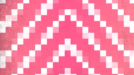 Red-and-white-pixels-pattern-in-8-bit-of-architecture