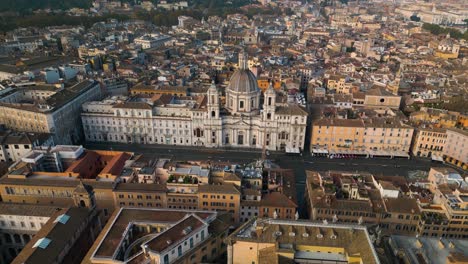 Piazza-Navona-En-Un-Día-Típico-En-Roma,-Italia