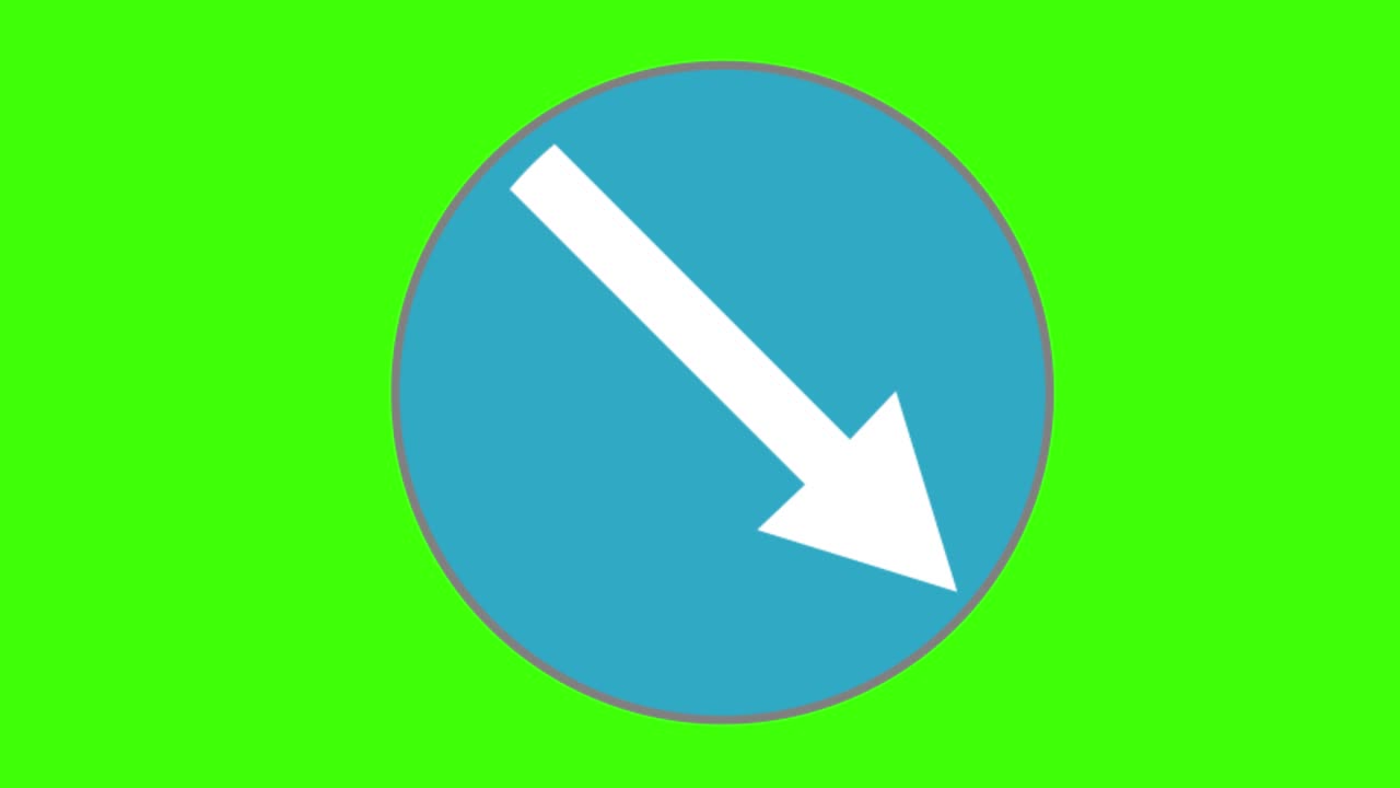 pantalla verde, icono de señales de tráfico, pasar por este lado