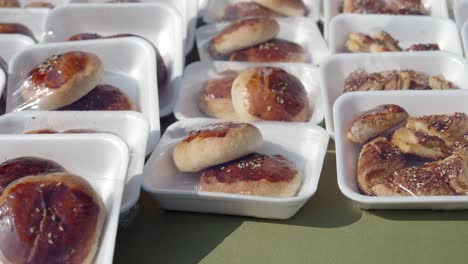Freshly Baked Pastries on Display