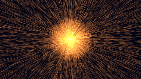 radiant light pierces the darkness, illuminating the scene