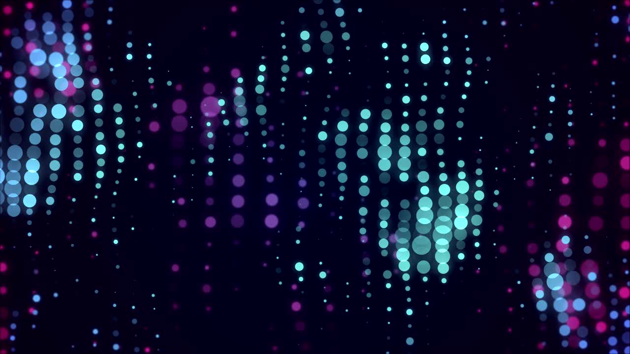 Bright abstract bokeh loop motion background