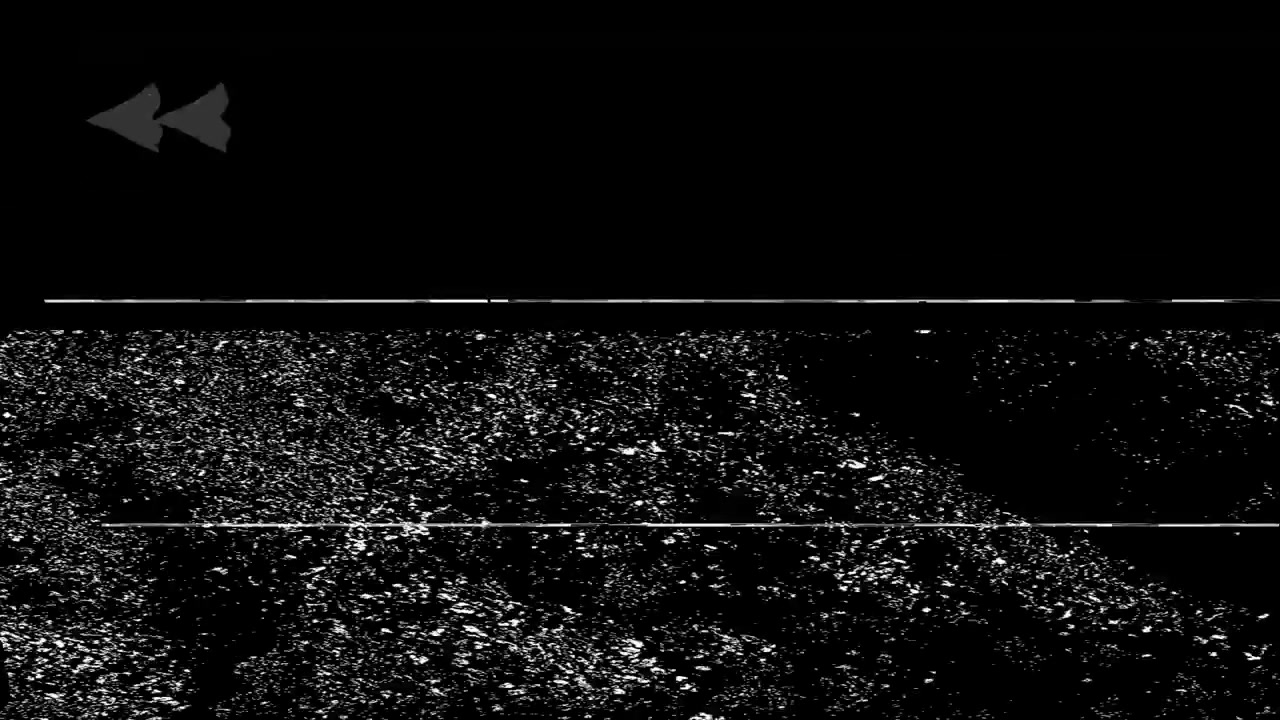 Animated Fast Forward Rewind Icon with Glitch Effect