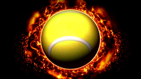 fondos de lucha deportiva, pelota de tenis, animación en bucle,